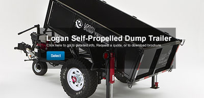 Self propelled dump trailer